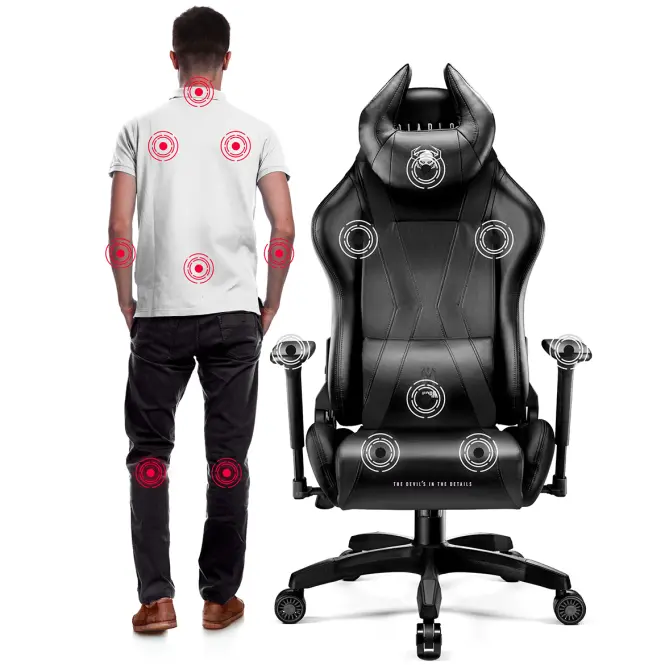 Otočné kreslo King Diablo X-Horn 2.0 čierna,8
