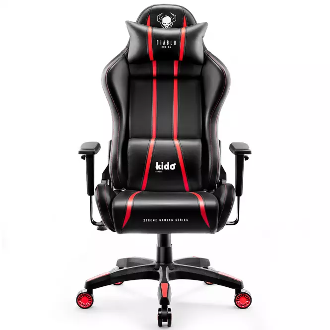 Detské herné kreslo Diablo X-One 2.0 čierna/červená,2