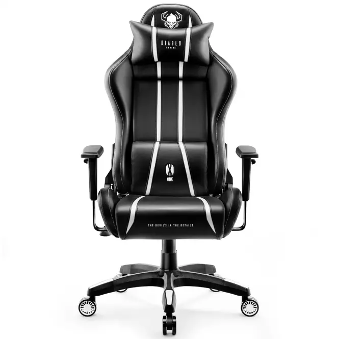 Otočné kreslo Normal Diablo X-One 2.0 čierna/biely