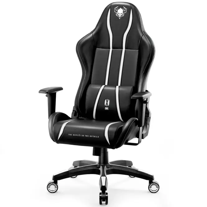 Otočné kreslo Normal Diablo X-One 2.0 čierna/biely,5