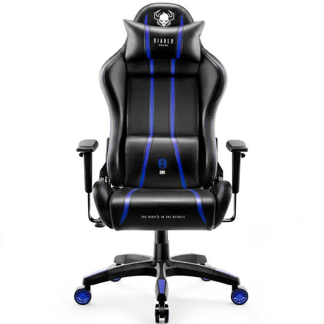 Otočné kreslo Normal Diablo X-One 2.0 čierna/modrá,2