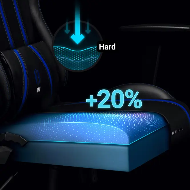 Otočné kreslo Normal Diablo X-One 2.0 čierna/modrá,10