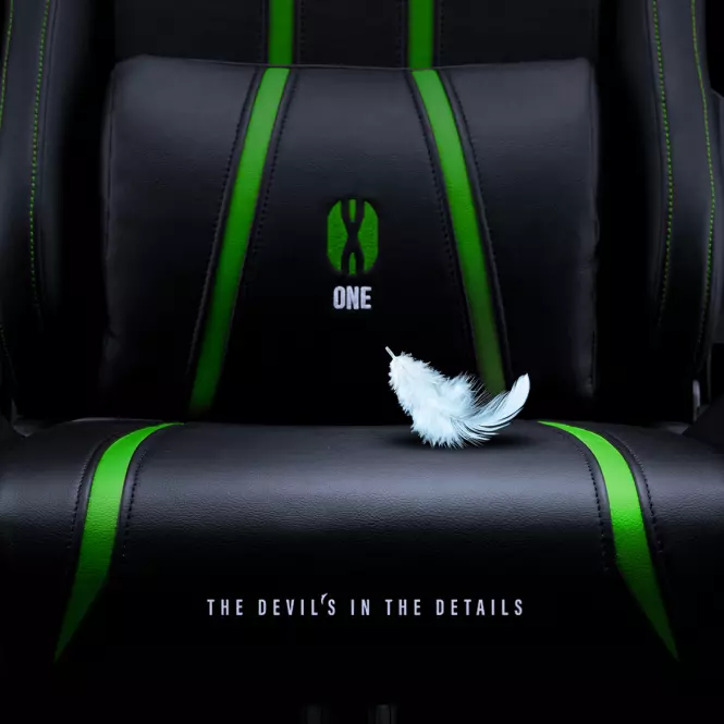 Otočné kreslo Normal Diablo X-One 2.0 čierna/zelená