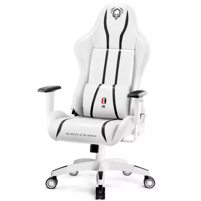Otočné kreslo Normal Diablo X-One 2.0 biely/čierna