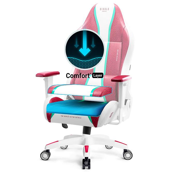Otočné kreslo Normal Diablo X-One 2.0 candy/rose