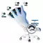 Otočné kreslo Normal Diablo X-One 2.0 aqua blue,6