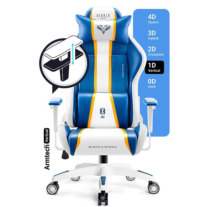 Otočné kreslo Normal Diablo X-One 2.0 aqua blue