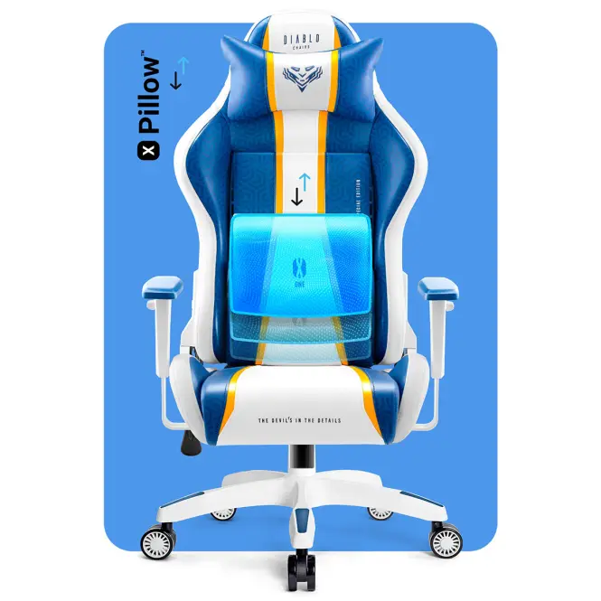Otočné kreslo Normal Diablo X-One 2.0 aqua blue,12