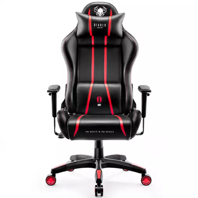 Otočné kreslo King Diablo X-One 2.0 čierna/červená,2