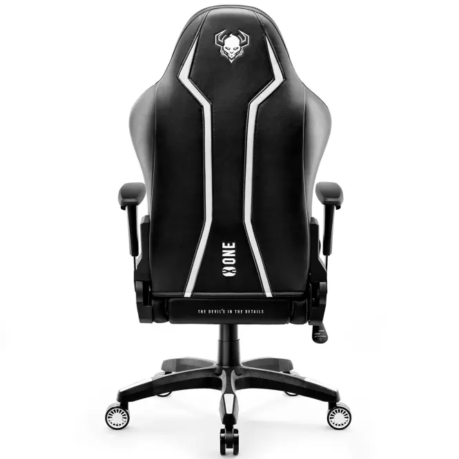 Otočné kreslo King Diablo X-One 2.0 čierna/biely,4