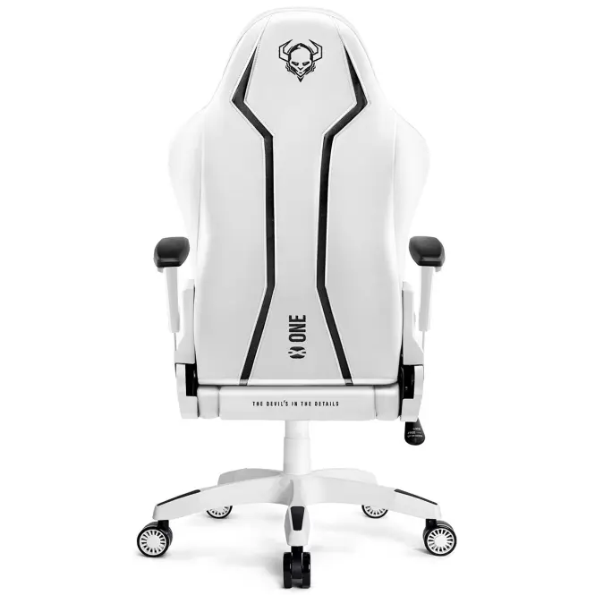 Otočné kreslo King Diablo X-One 2.0 biely/čierna,4