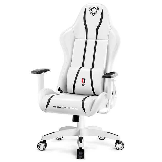 Otočné kreslo King Diablo X-One 2.0 biely/čierna