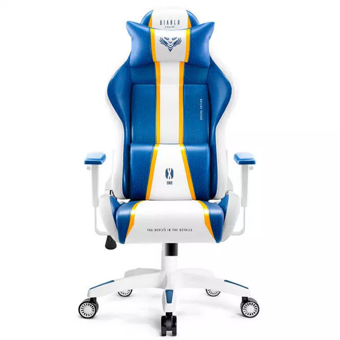Otočné kreslo King Diablo X-One 2.0 aqua blue,2