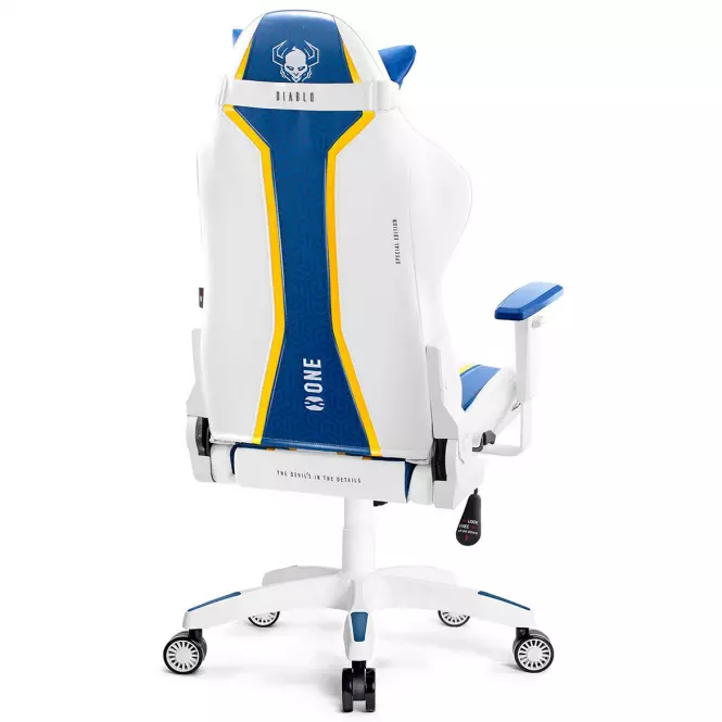 Otočné kreslo King Diablo X-One 2.0 aqua blue,3