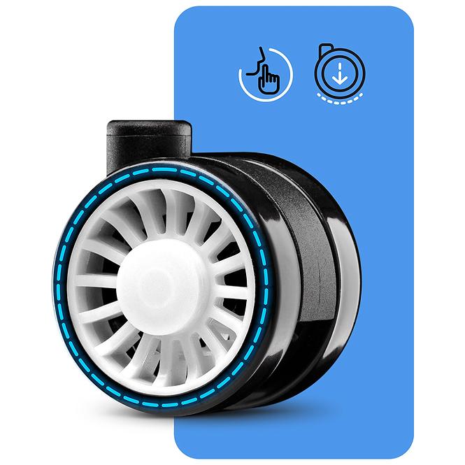 Otočné kreslo King Diablo X-One 2.0 aqua blue,13