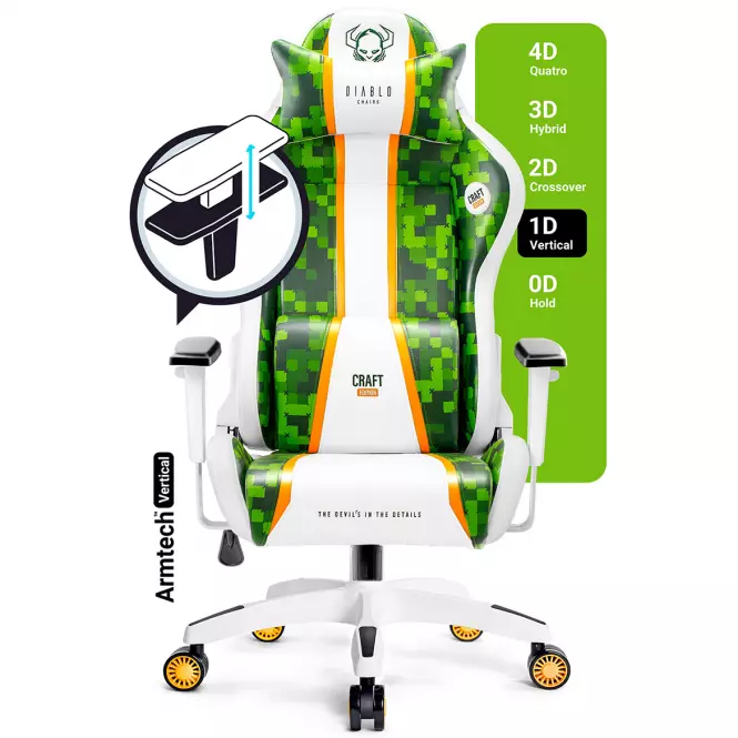 Otočné kreslo King Diablo X-One 2.0 craft,3