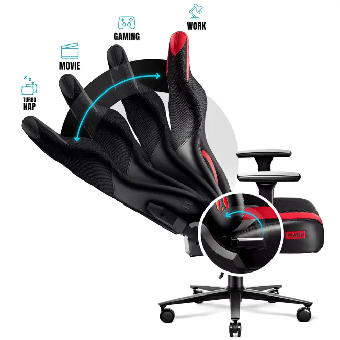 Otočné kreslo Normal Diablo X-Player 2.0 antracit,9