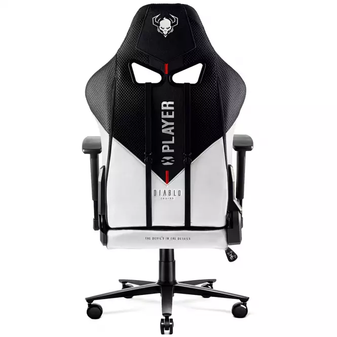 Otočné kreslo Normal Diablo X-Player 2.0 biely/čierna
