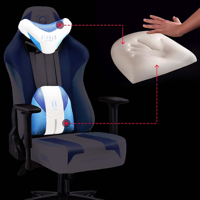 Otočné kreslo Normal Diablo X-Player 2.0 frost white