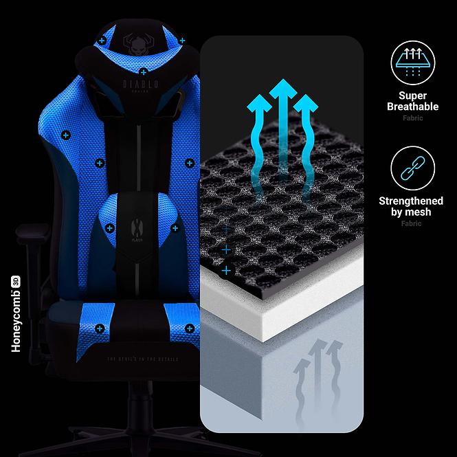 Otočné kreslo Normal Diablo X-Player 2.0 frost white
