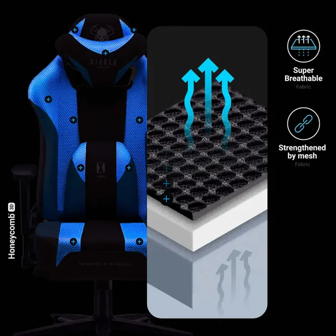 Otočné kreslo Normal Diablo X-Player 2.0 frost black,13