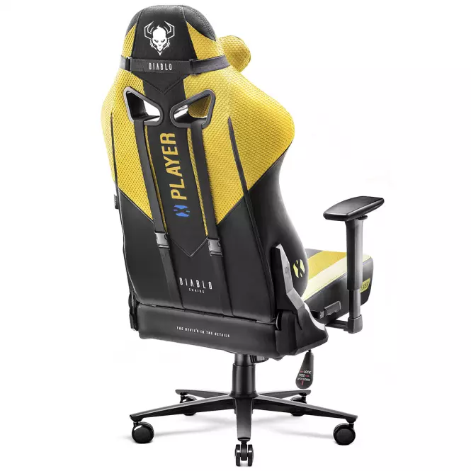 Otočné kreslo Normal Diablo X-Player 2.0 dark sunflower,4
