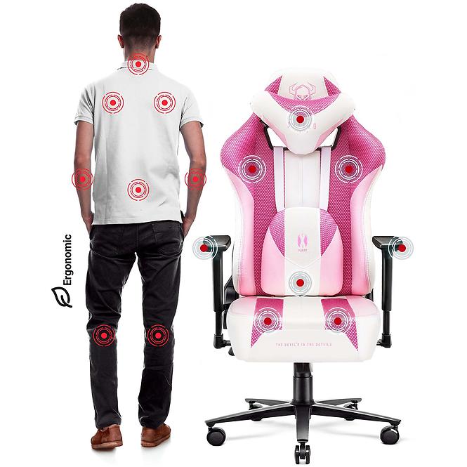 Otočné kreslo Normal Diablo X-Player 2.0 pink marshmallow