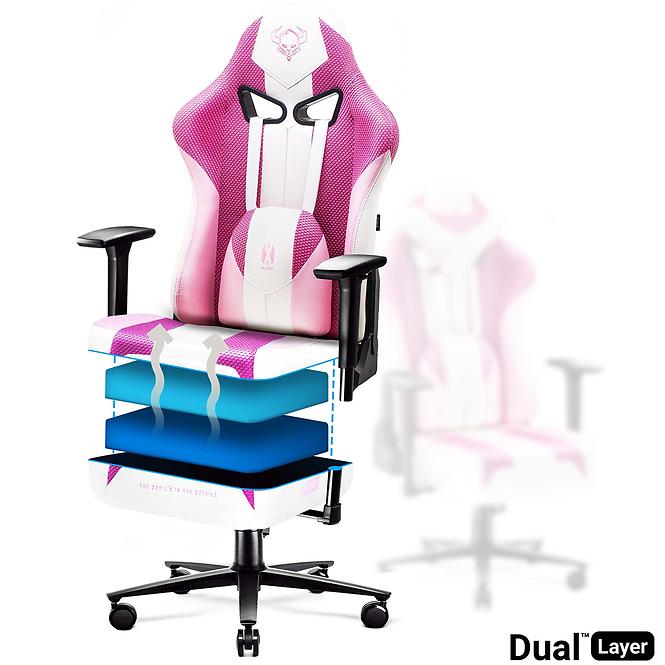 Otočné kreslo Normal Diablo X-Player 2.0 pink marshmallow