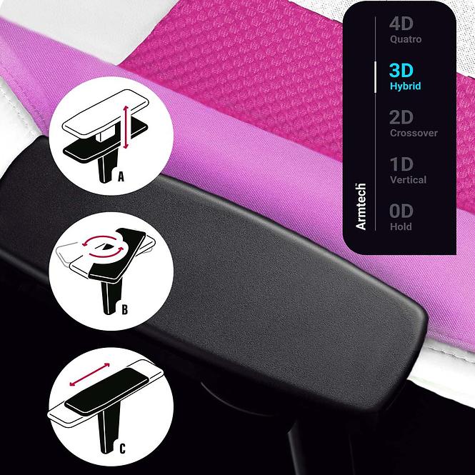 Otočné kreslo Normal Diablo X-Player 2.0 pink marshmallow