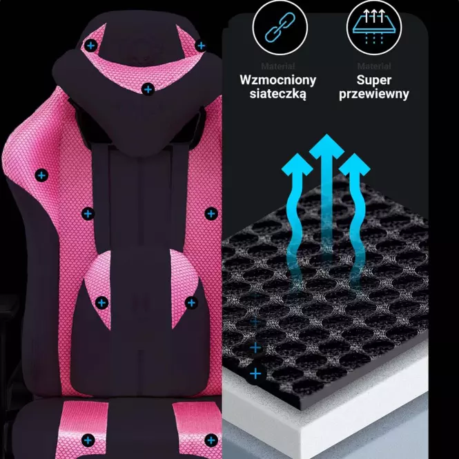 Otočné kreslo Normal Diablo X-Player 2.0 pink marshmallow,15