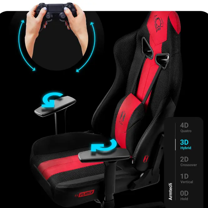 Otočné kreslo King  Diablo X-Player 2.0 antracit,10