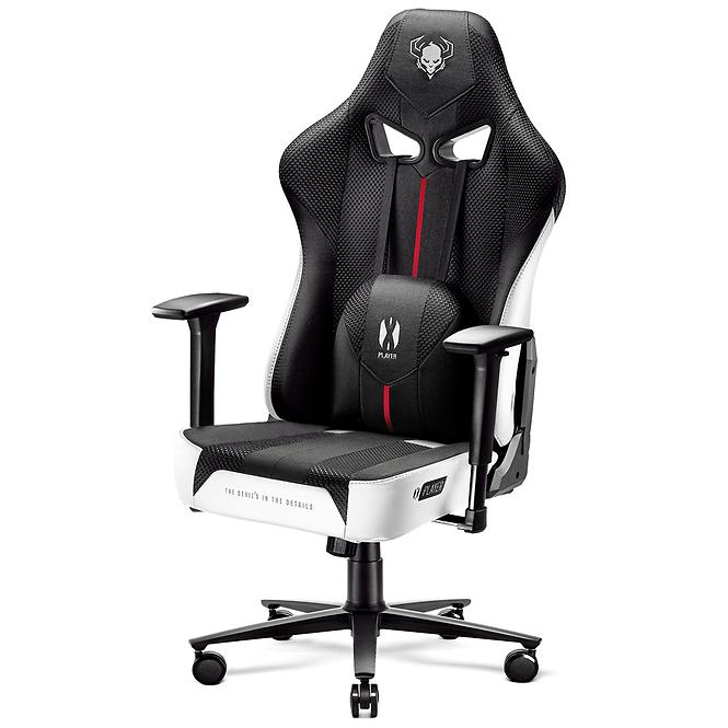 Otočné kreslo King  Diablo X-Player 2.0 biely/čierna