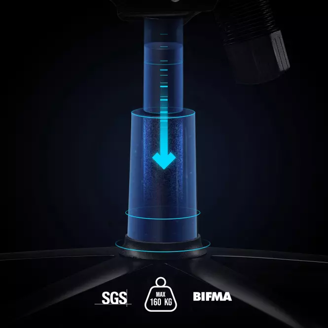 Otočné kreslo King  Diablo X-Player 2.0 biely/čierna