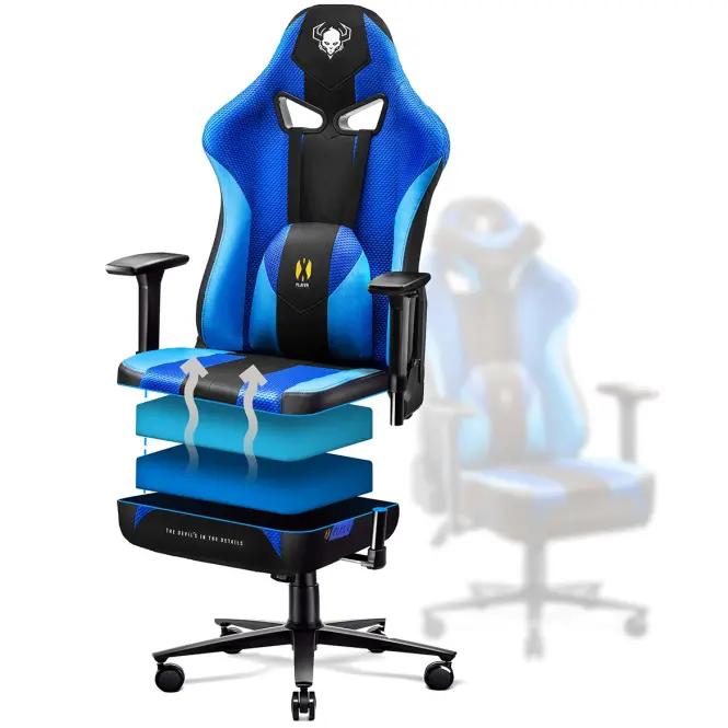 Otočné kreslo King  Diablo X-Player 2.0 frost black,7