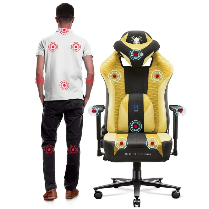 Otočné kreslo King  Diablo X-Player 2.0 dark sunflower,5