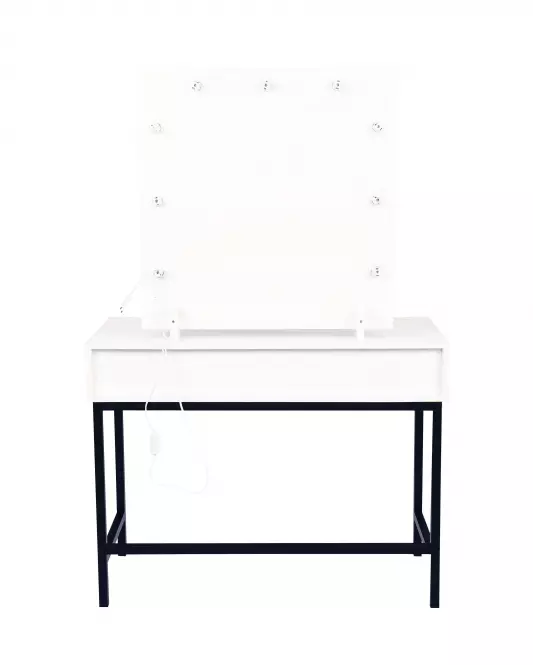 Toaletný stolík Cleo biely,5
