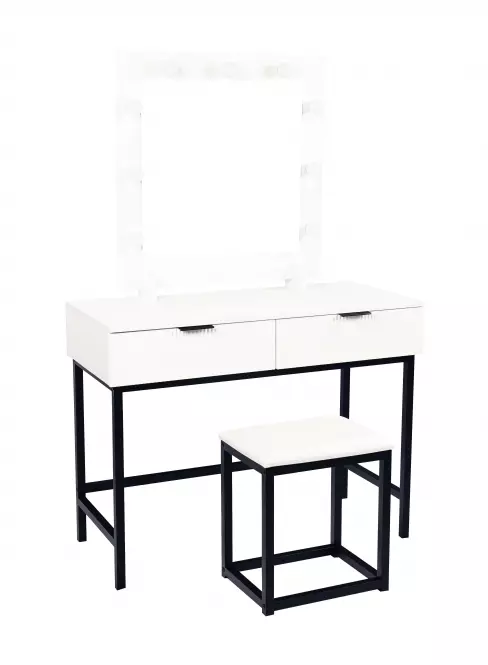 Toaletný stolík Cleo biely,2