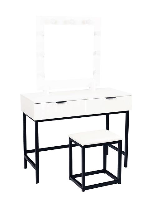 Toaletný stolík Cleo biely,2