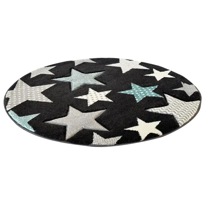 Koberec Pastel Kids 1,2/1,2 49GSG antracit,2
