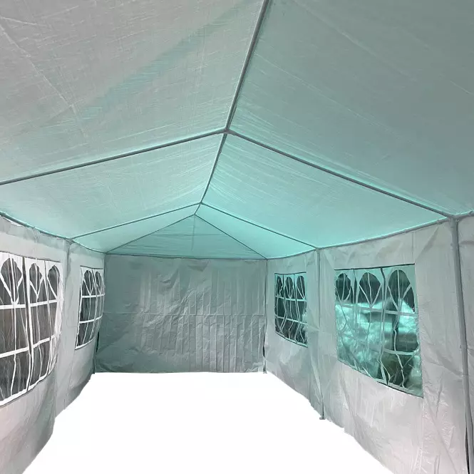Záhradný pavilón 3x9x2,7 m biela,3