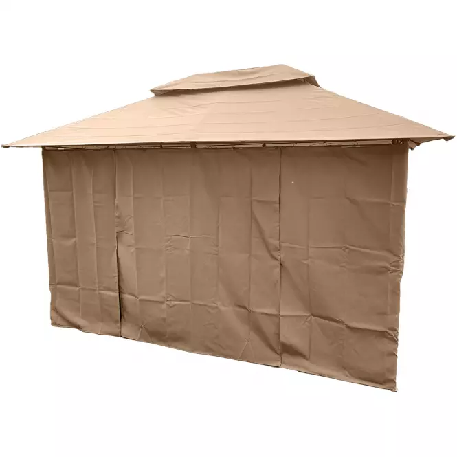 Záhradný pavilón 3x4x2,75 m hnedý,8