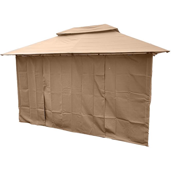 Záhradný pavilón 3x4x2,75 m hnedý,7