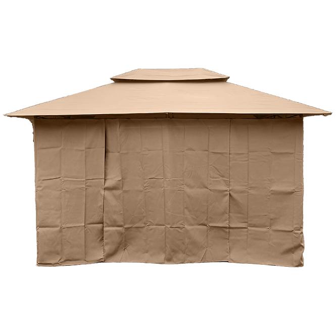 Záhradný pavilón 3x4x2,75 m hnedý,8