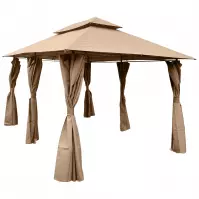 Záhradný pavilón 3x4x2,75 m hnedý