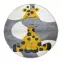 Koberec Frisee Soft Kids 1,2/1,2 FR3 F0715 šedá