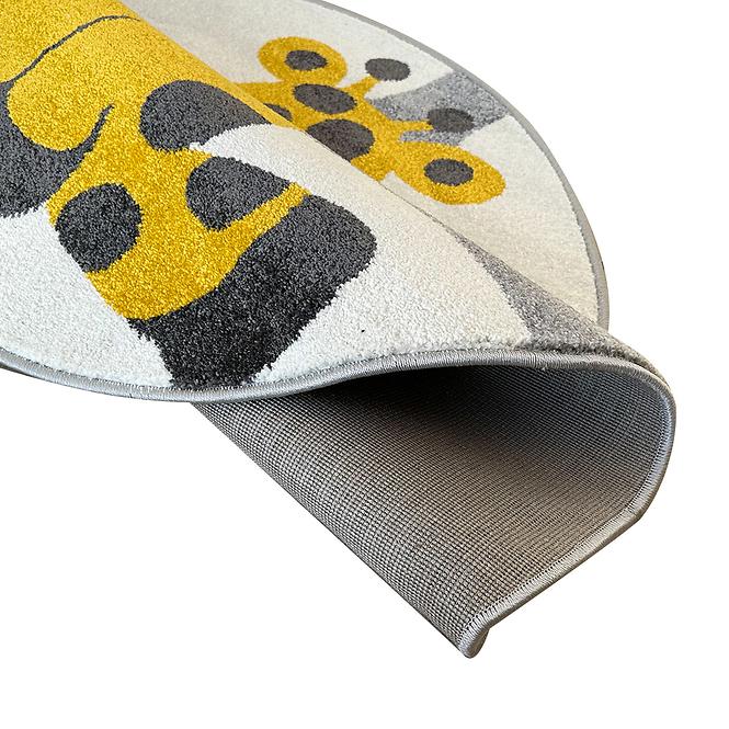 Koberec Frisee Soft Kids 1,2/1,2 FR3 F0715 šedá,5