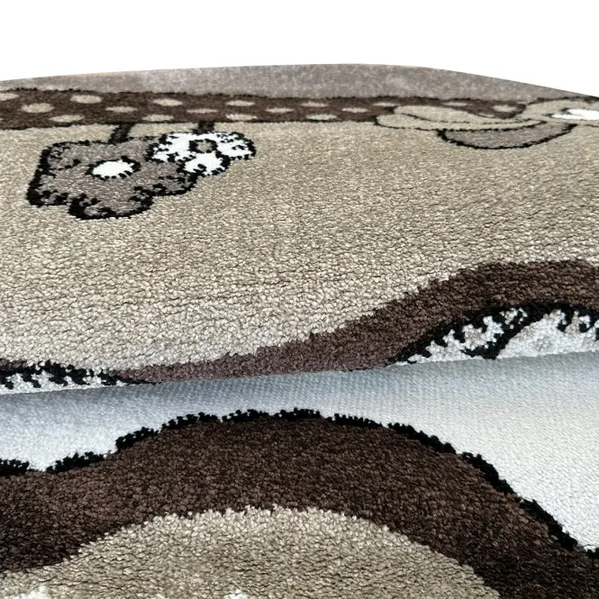 Koberec Frisee Soft Kids 1,2/1,2 FR6 A1007 béžová,4