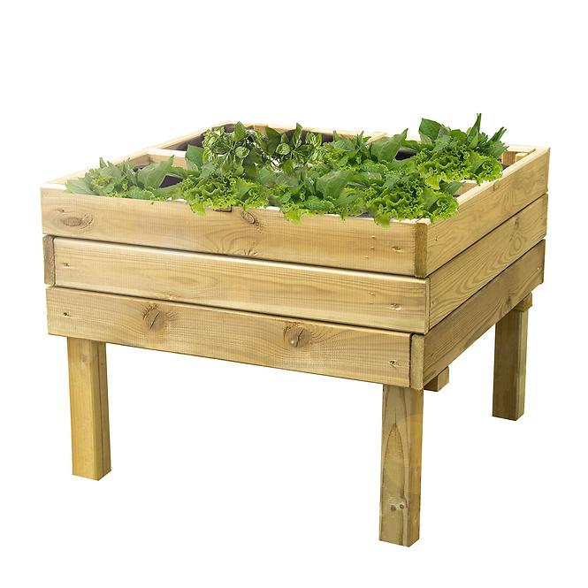Drevený box na zeleninu M 64x64x50 cm