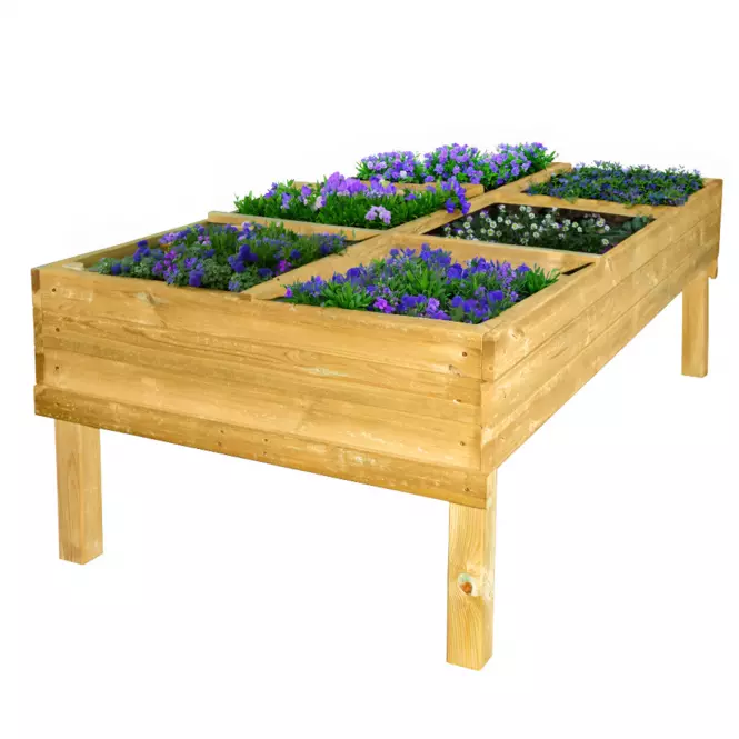 Drevený box na zeleninu L 202x100x70 cm,5