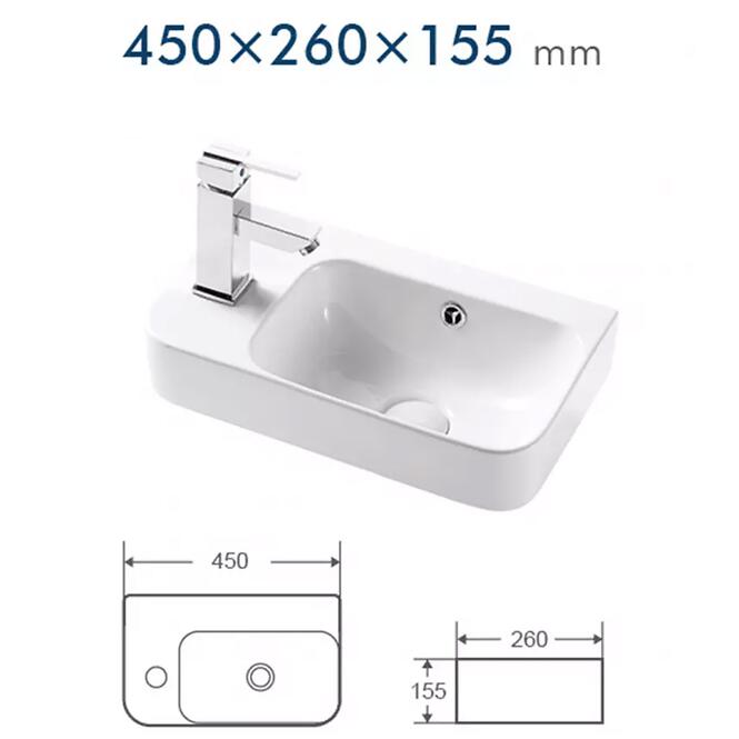 Umývadlo na dosku Giza ľavá